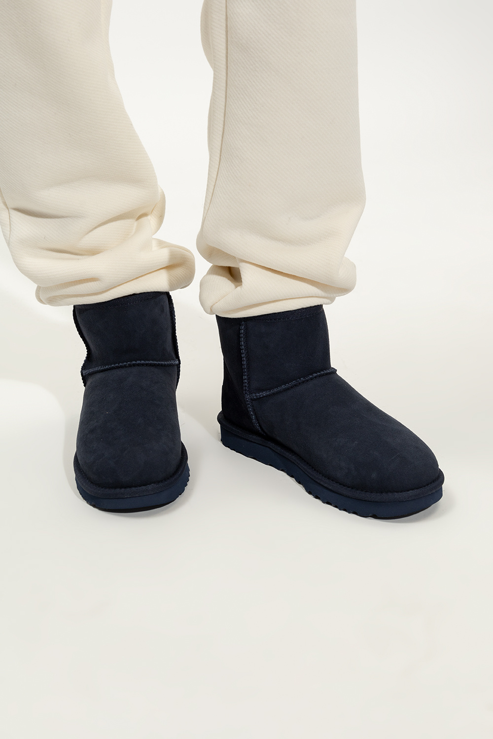 Navy blue outlet mini ugg boots